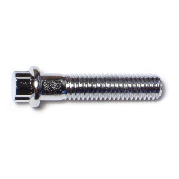 Midwest Fastener 3/8"-16 Flange Bolt, Chrome Plated Steel, 1-3/4 in L, 10 PK 75145 - main